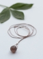 Preview: Achatkugel, Bandfarbe Taupe, Art.-Nr.: KE-L-S-0017-1
