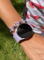 Preview: Armband mit Silber Kugeln in 8 mm, kombiniert mit passender Uhr.