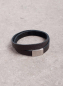 Preview: Lässiges ​​​​​​​​​​​​​​Armband aus schwarzem  Naturleder mit Magnetverschluss