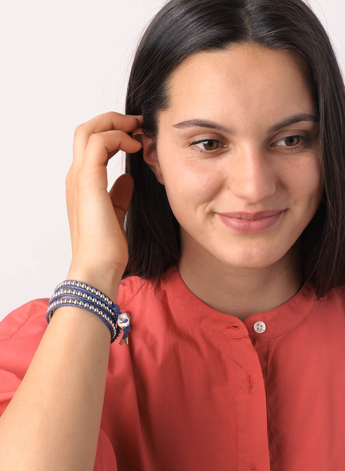 Auch als dreifach Wickelarmband erhältlich